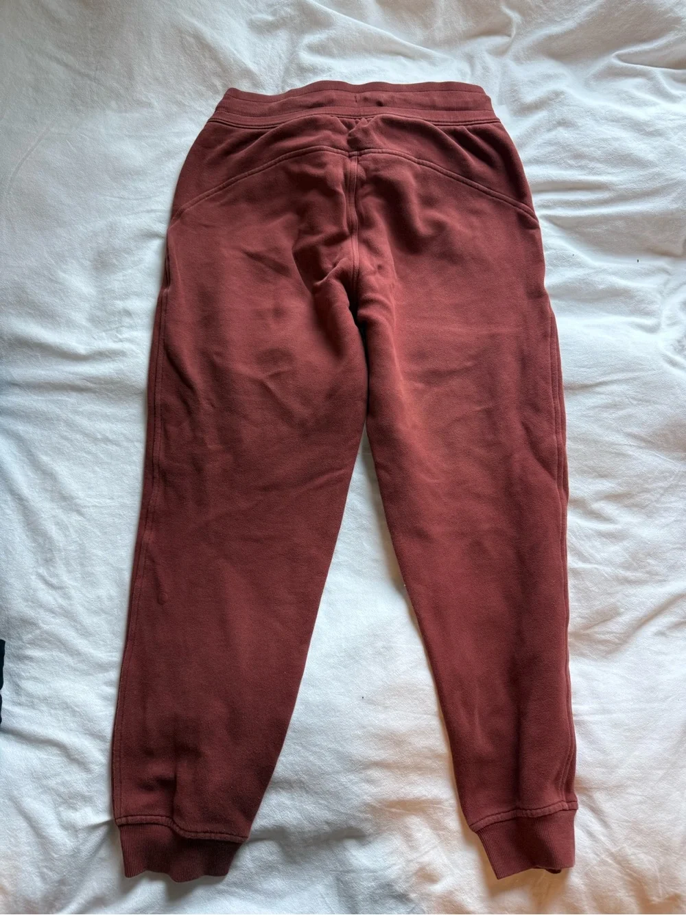 Lululemon Rust Colored Drawstring Joggers Sweatpants